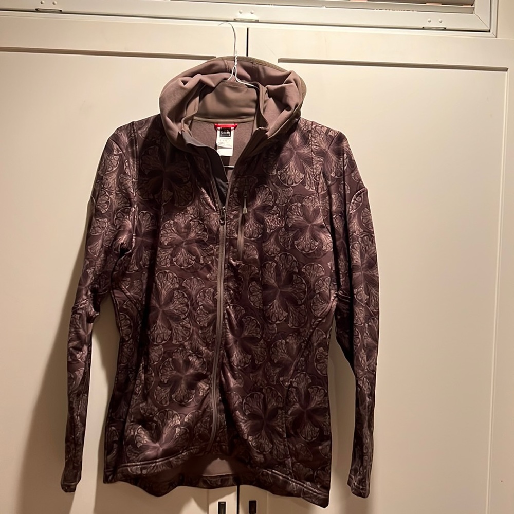 North Face lined hooded jacket